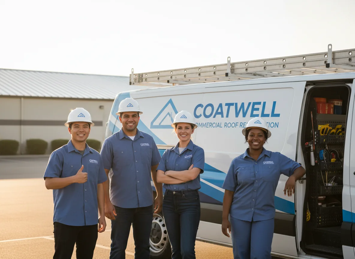 Commercial roof coating company in Streeter, ND